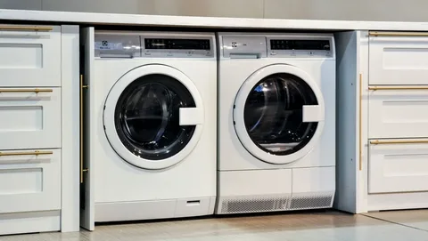 Two Ventless Dryer Shown