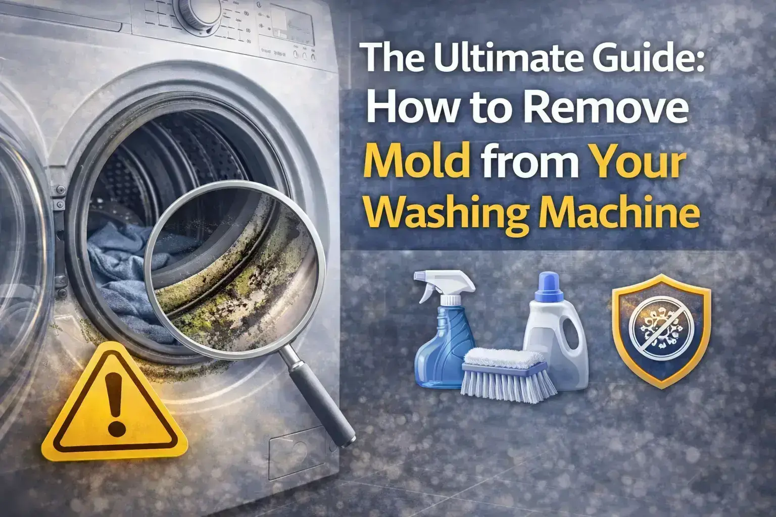 How to remove mold from washing machine featured image